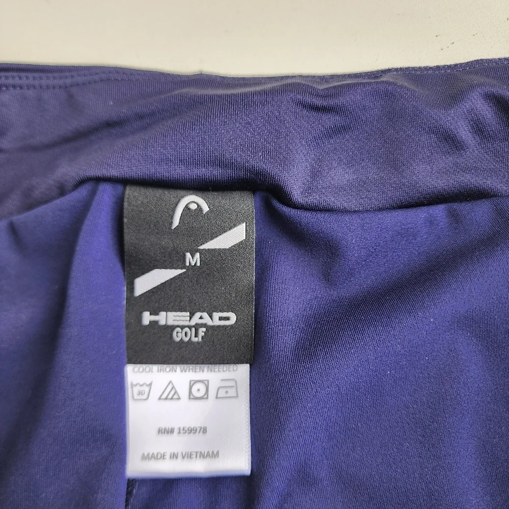 Head Golf Skort Skirt Navy Blue Stretch Pull On Sz M